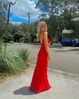 Rat & Boa Cecelia Dress Red Size XS / AU 6 for rent on The Volte - image 2