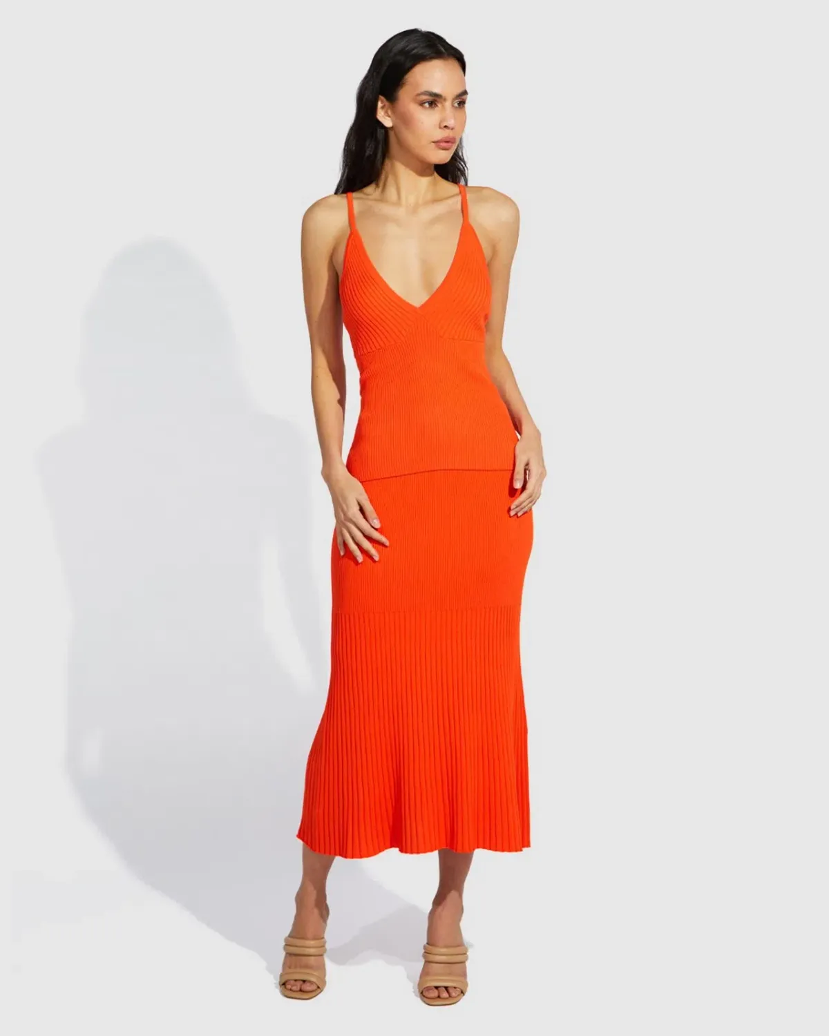 Alice McCall Michelle Knit Cami Orange Size AU 10 for rent on The Volte - main image