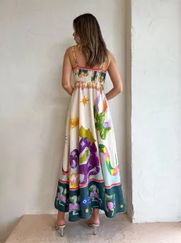 Alemais Seeker Sun Dress Print Size 6 for rent on The Volte - image 3