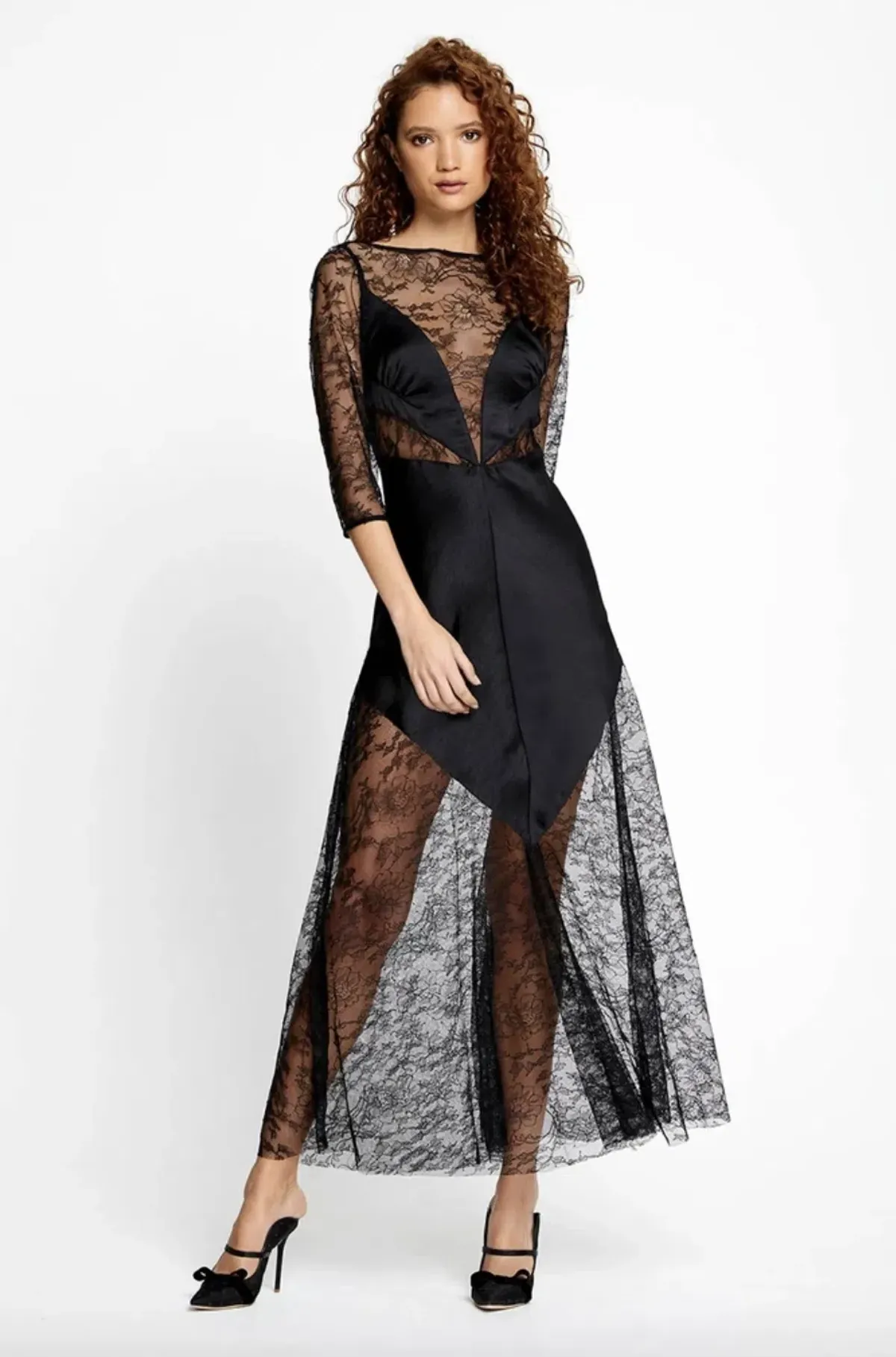 Alice McCall Black Beauty Midi Dress Black Size 6 for rent on The Volte - main image