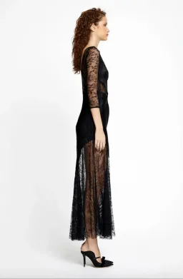 Alice McCall Black Beauty Midi Dress Black Size 6 for rent on The Volte - image 2