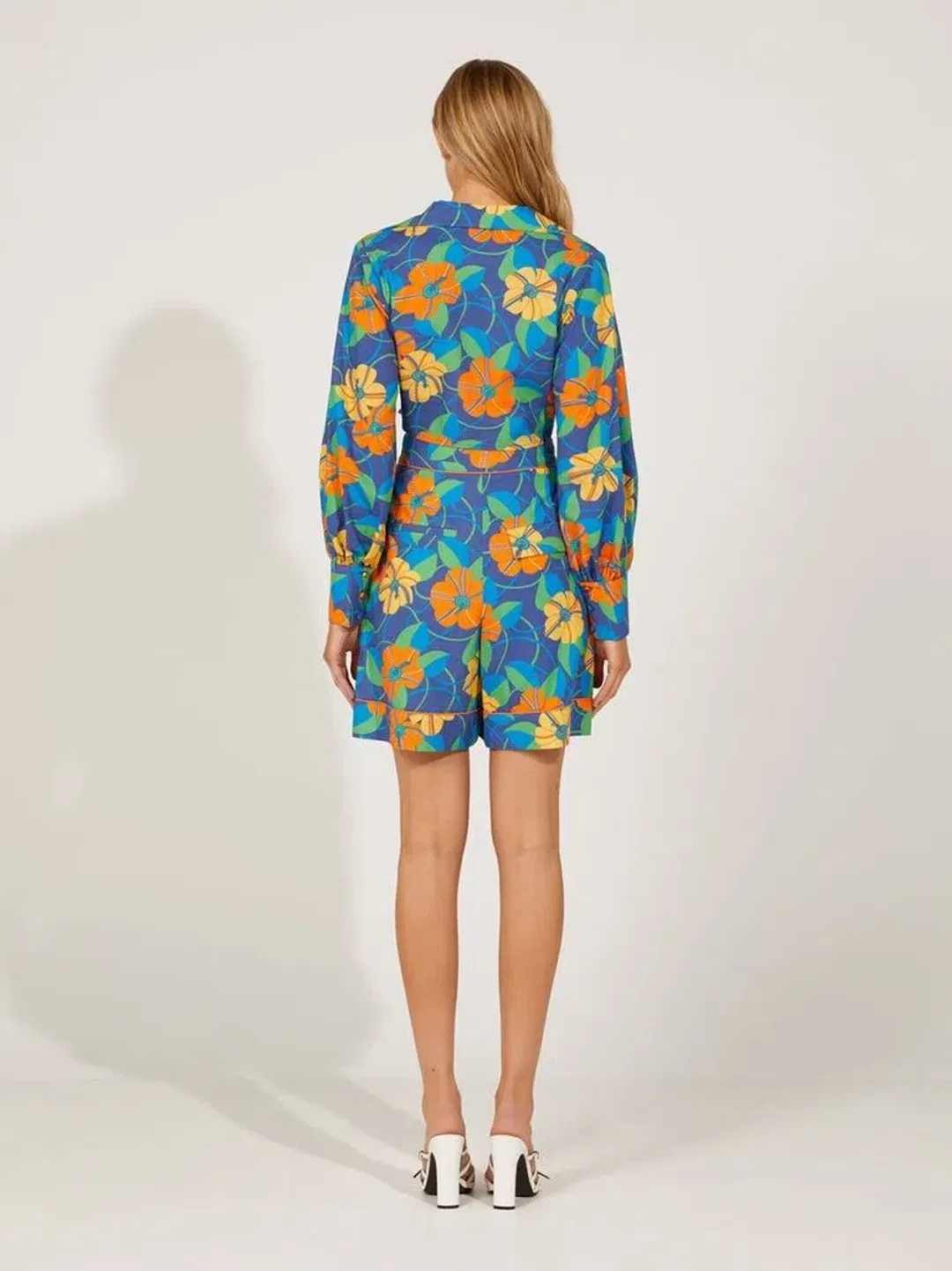 Alice McCall Giselle Top & Shorts Set Mazarine Size 6 for rent on The Volte - main image