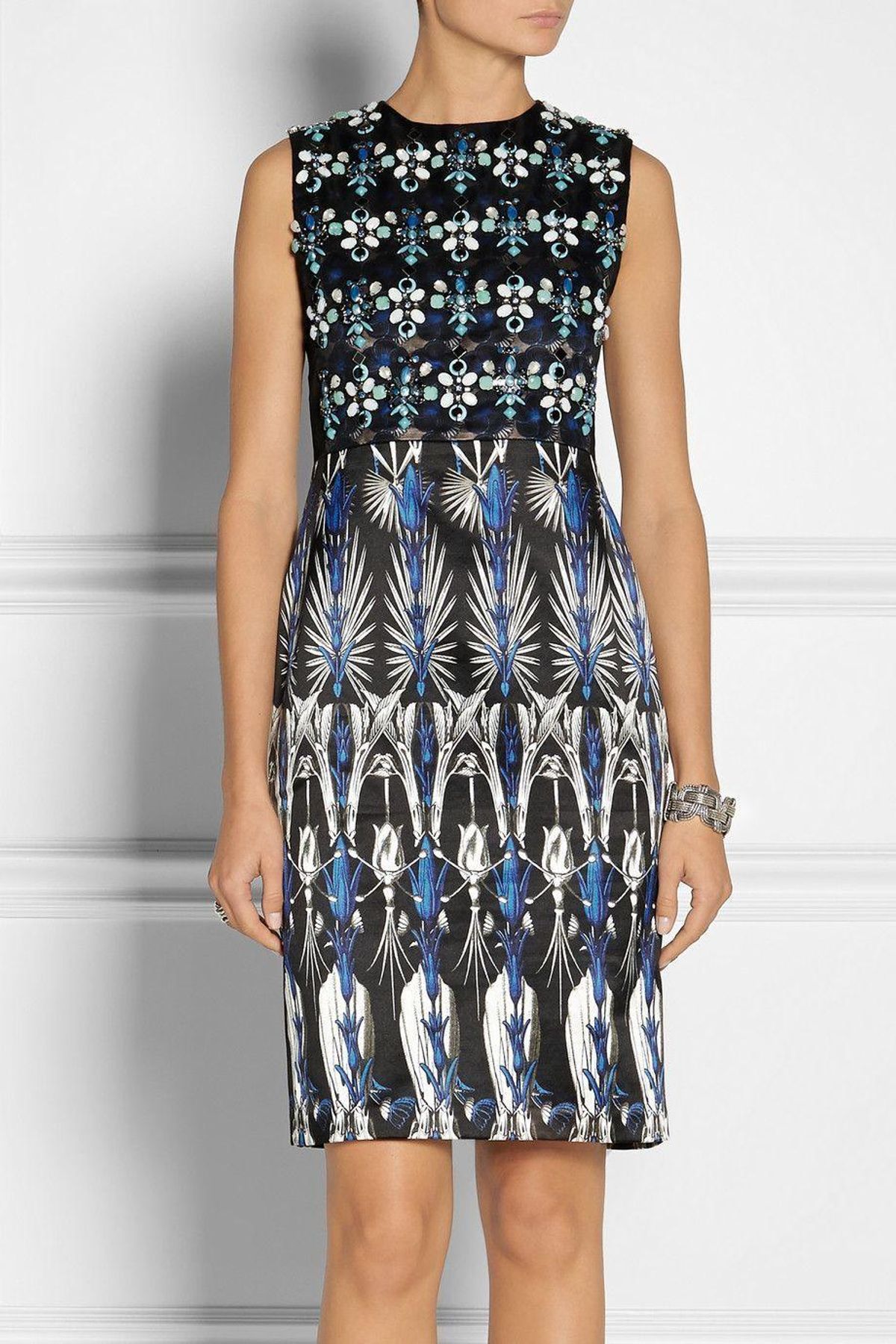 Biyan Lorelei embellished silk blend Dress Size 12 for rent on The Volte - main image