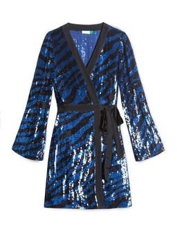 Rixo London Maria Tiger Sequin Dress Size 12 for rent on The Volte - image 3