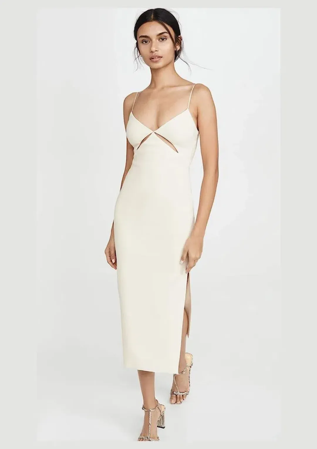 Bec & Bridge Ulla Midi Dress Vanilla Bean Size AU 10 for rent on The Volte - main image