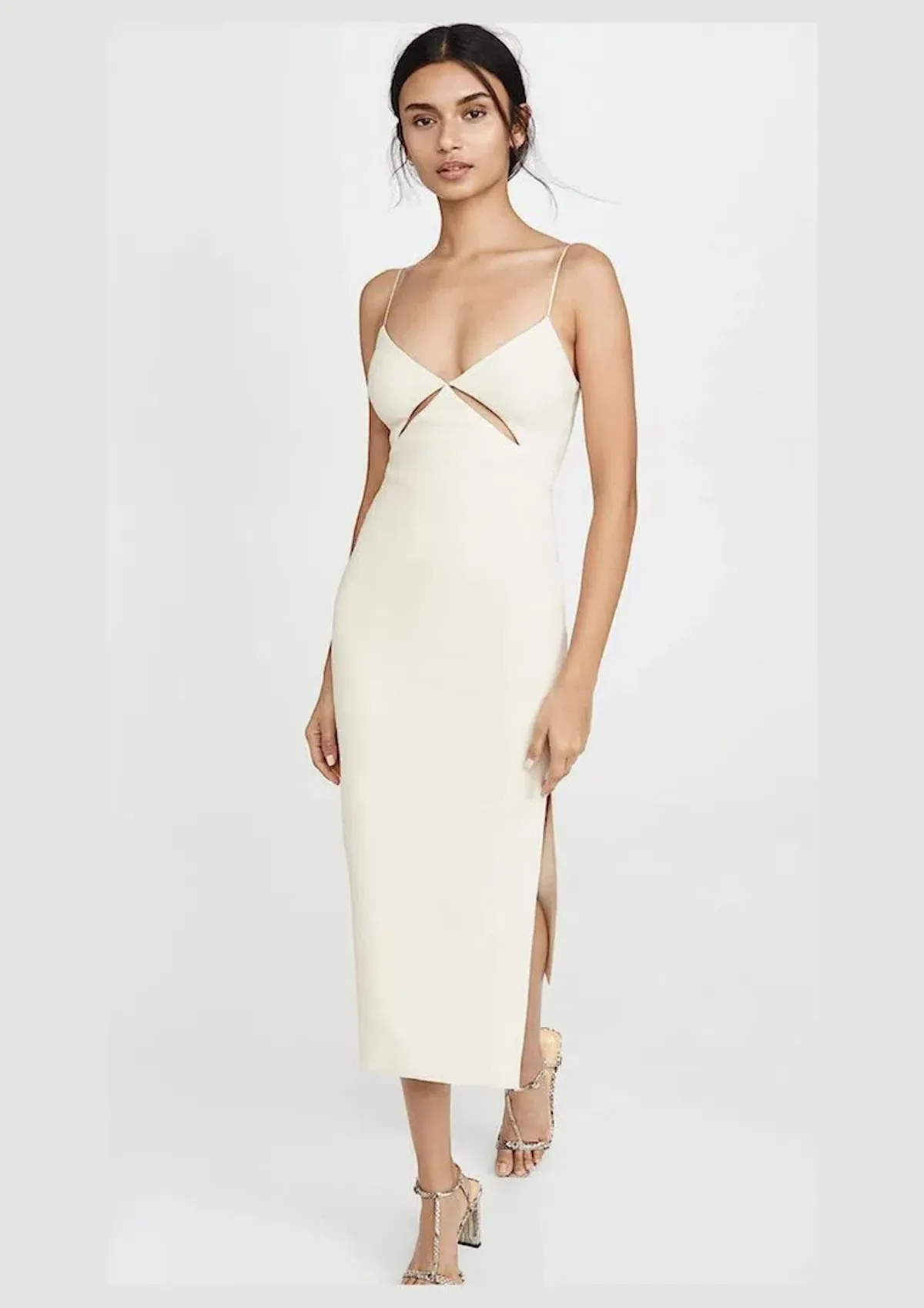 Bec & Bridge Ulla Midi Dress Vanilla Bean Size AU 10 for rent on The Volte - main image