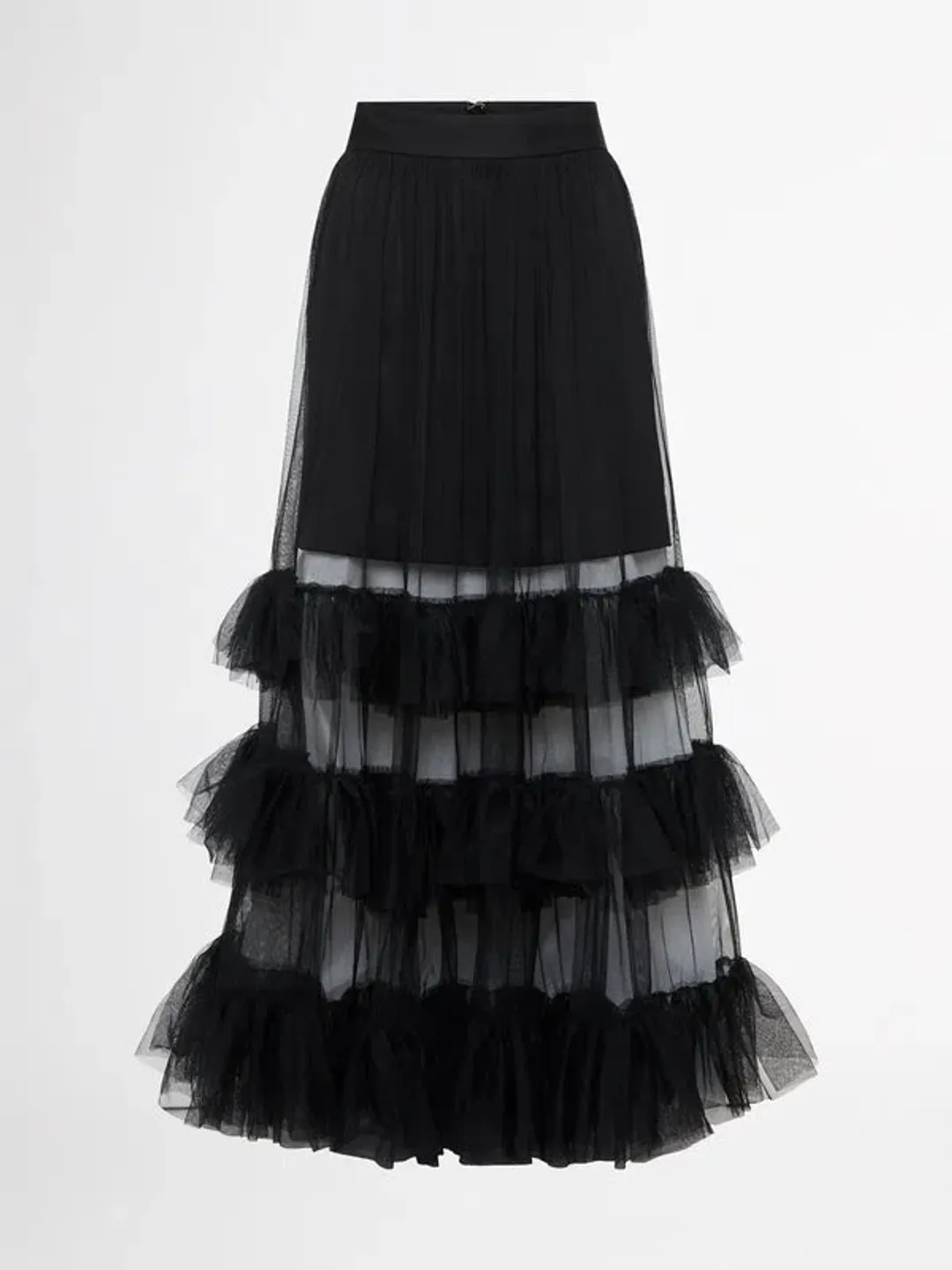 Sheike Imogen Maxi Skirt Black Size 8 for rent on The Volte - main image