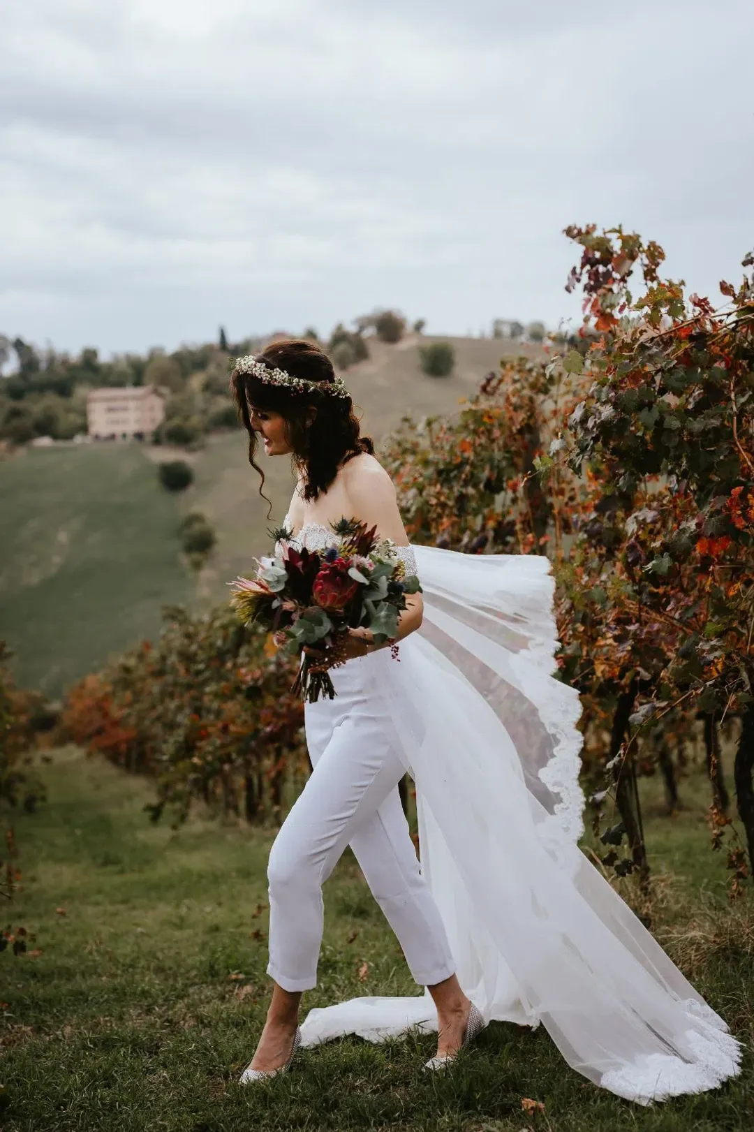 Mila Bridal Separates Ivory White Size 8 for rent on The Volte - main image