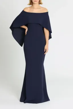 Pasduchas Composure Gown Anchor Blue Navy Size 18 for rent on The Volte - image 1