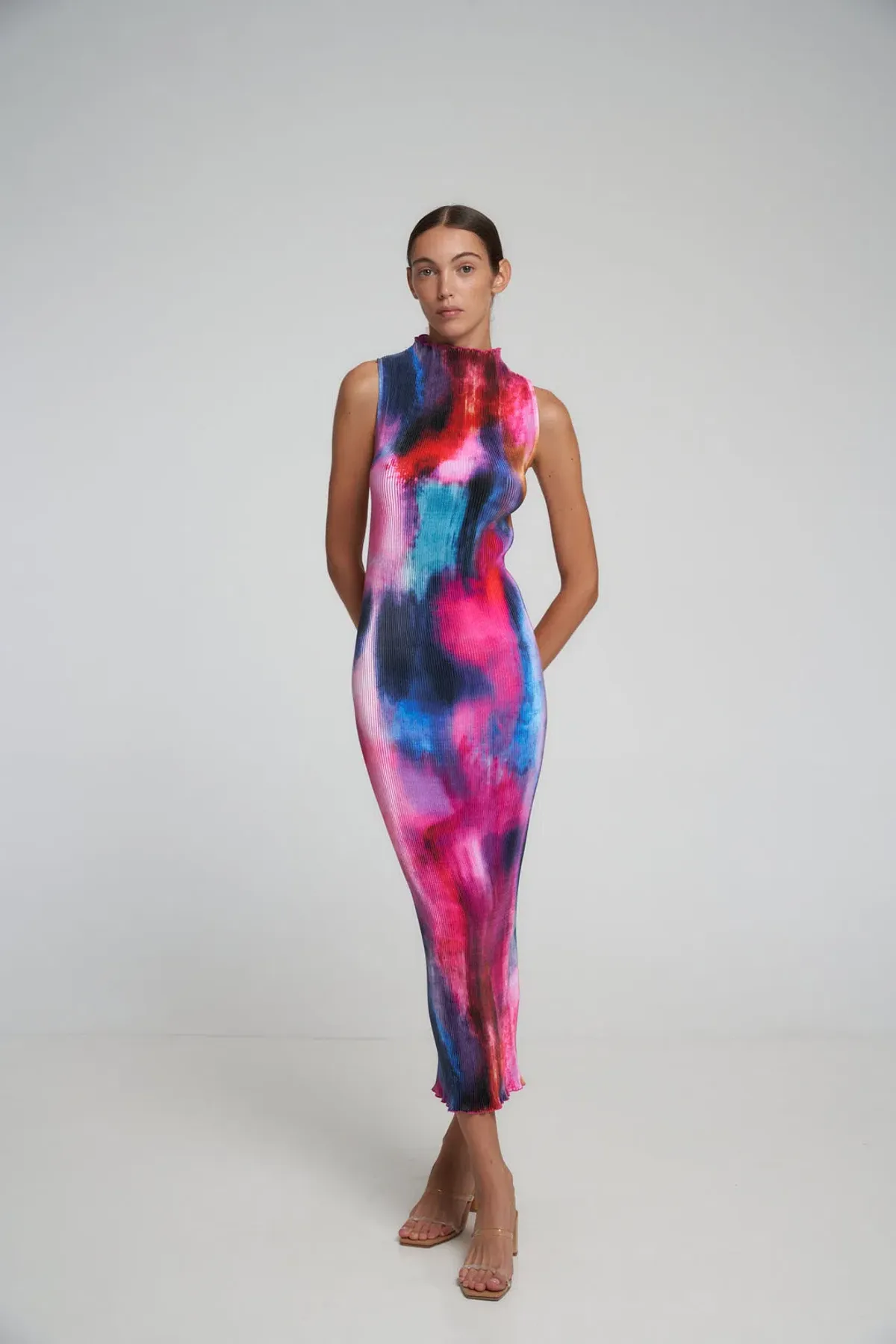Lidee Moss Gown Multi Size 8 for rent on The Volte - main image