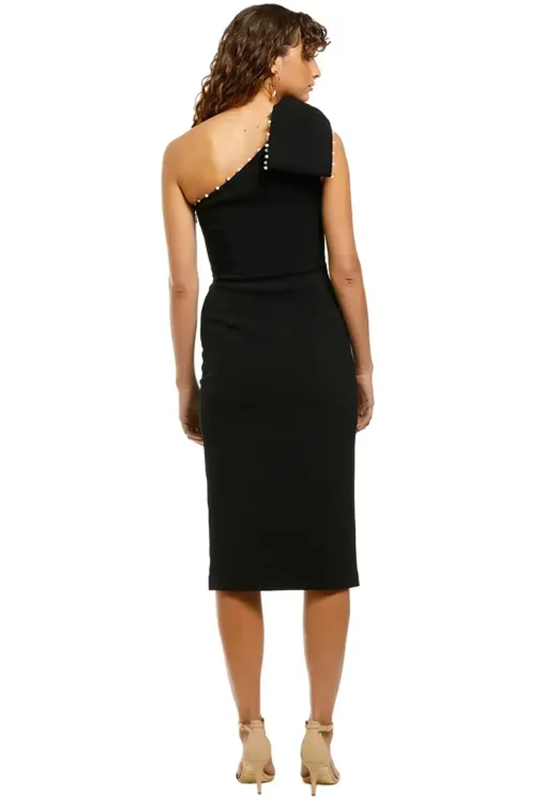Rebecca Vallance Pipi Midi Black Black Size 8 for rent on The Volte - main image