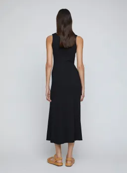 Anna Quan Dido Rib Knit Midi Dress Black Size 8 for rent on The Volte - image 4