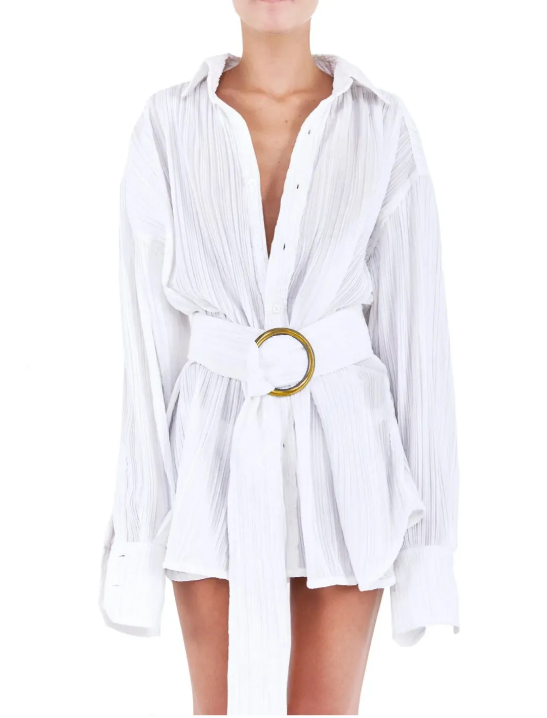 Bamba Titan Shirt Dress Canvas Size XS/S AU 6/8 for rent on The Volte - main image