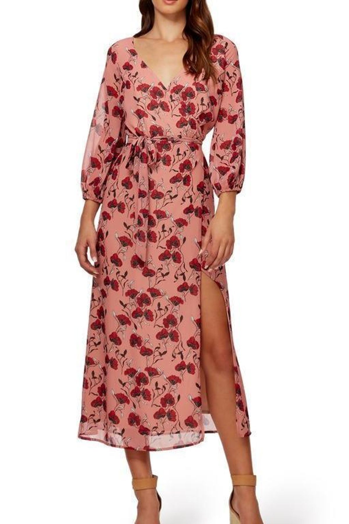 Kookai Valentine Midi Dress for rent on The Volte - main image