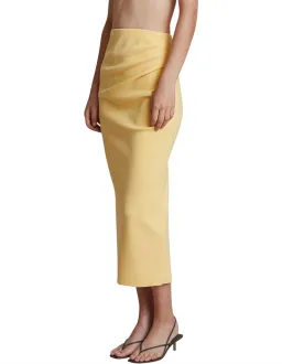 Bec & Bridge  Noa Midi Skirt Yellow Size 12  for rent on The Volte - image 3