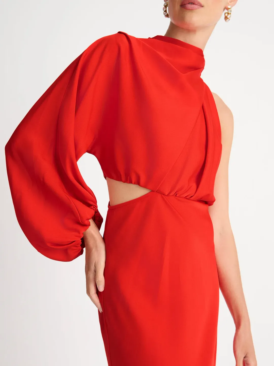 Sheike Olivia Maxi Dress Red Size 6 for rent on The Volte - main image
