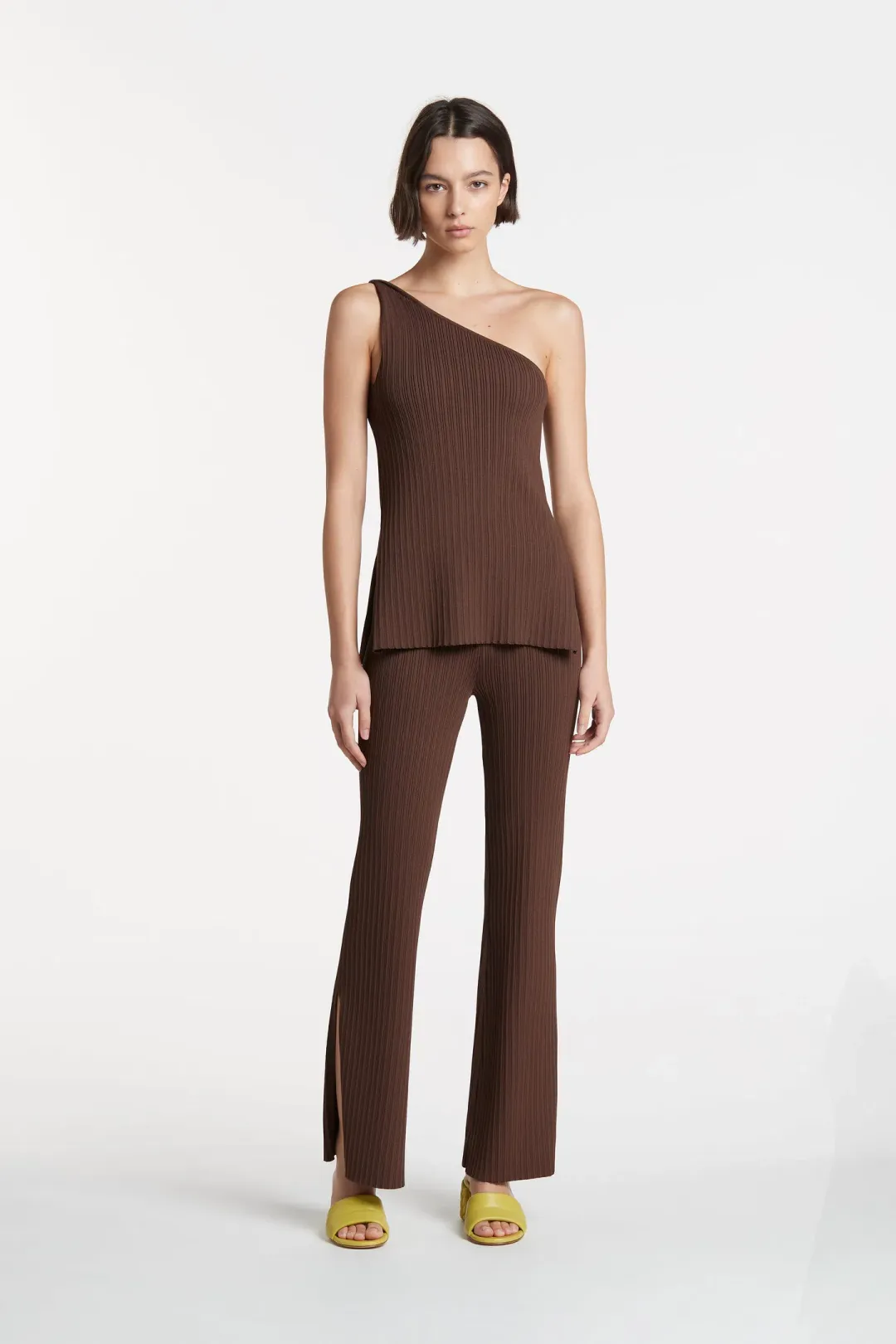  Sir The Label Sylvie Top And Pant Set Chocolate Size 8 for rent on The Volte - main image