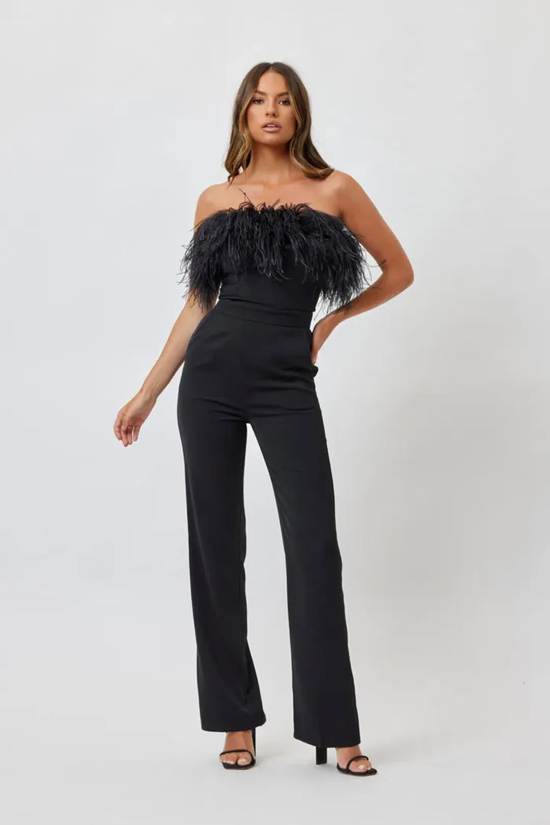Bianca & Bridgett Nicki Jumpsuit Black Size Au 10 for rent on The Volte - main image