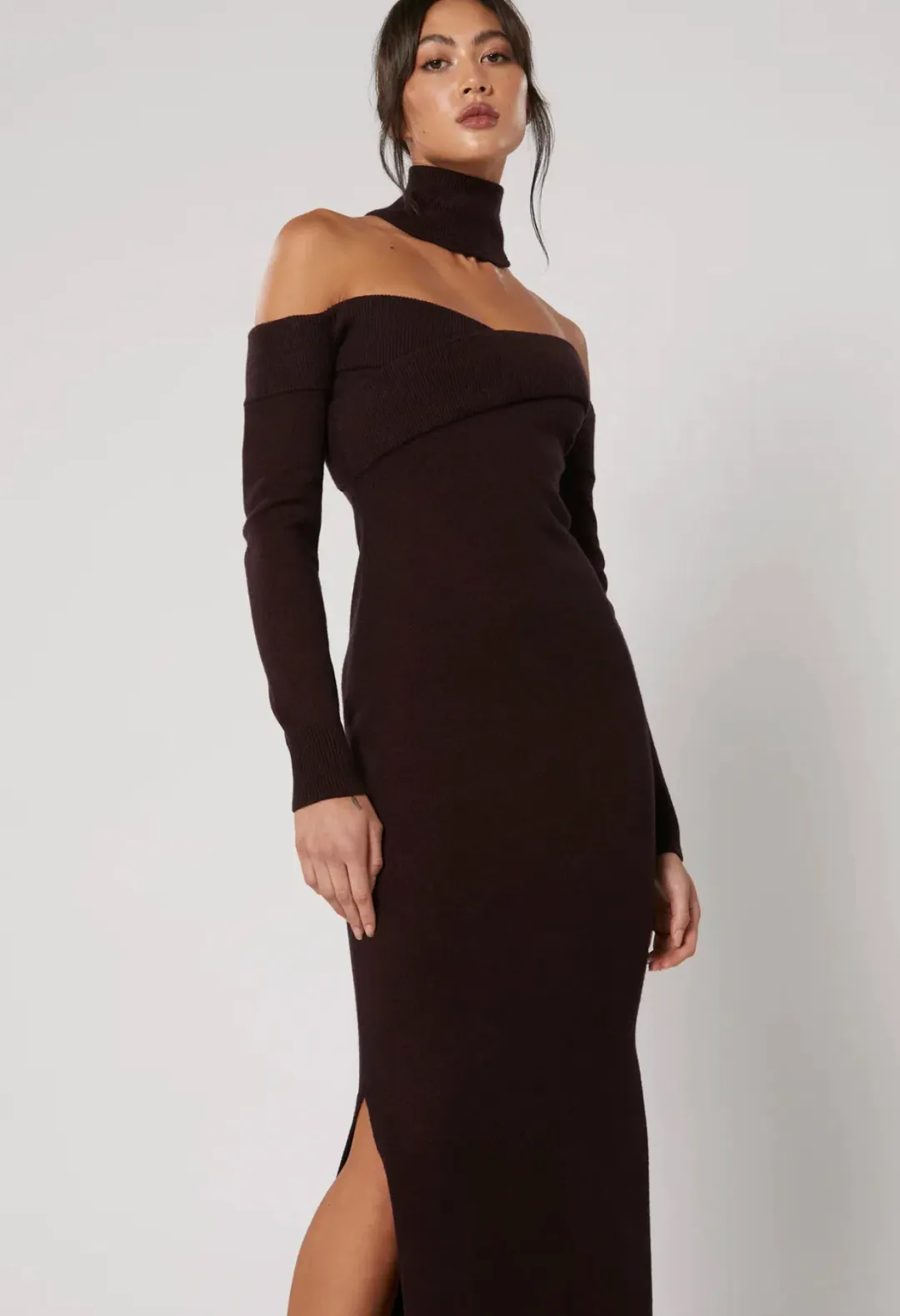 Winona Lucia Maxi Dress in Wine Brown Size M / AU 10 for rent on The Volte - main image