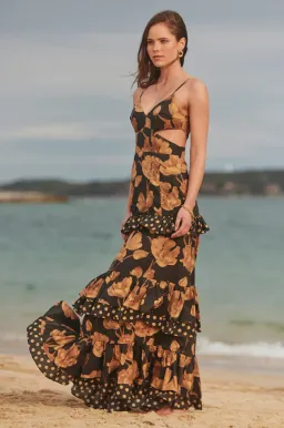 Sonya Moda Valentina Gown Floral Size 8 for rent on The Volte - image 6
