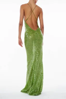 Rat & Boa Gaia Dress Green Size XS/Au 6 for rent on The Volte - image 2