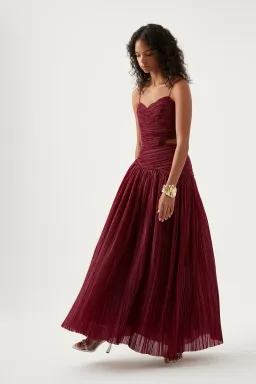 Aje Laurier Wave Maxi Dress Size AU 12 for rent on The Volte - image 1