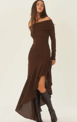 Arcina Ori Bella Dress Brown Size AU 6 for rent on The Volte - image 1