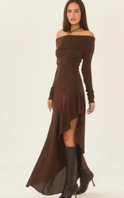 Arcina Ori Bella Dress Brown Size AU 6 for rent on The Volte - image 3