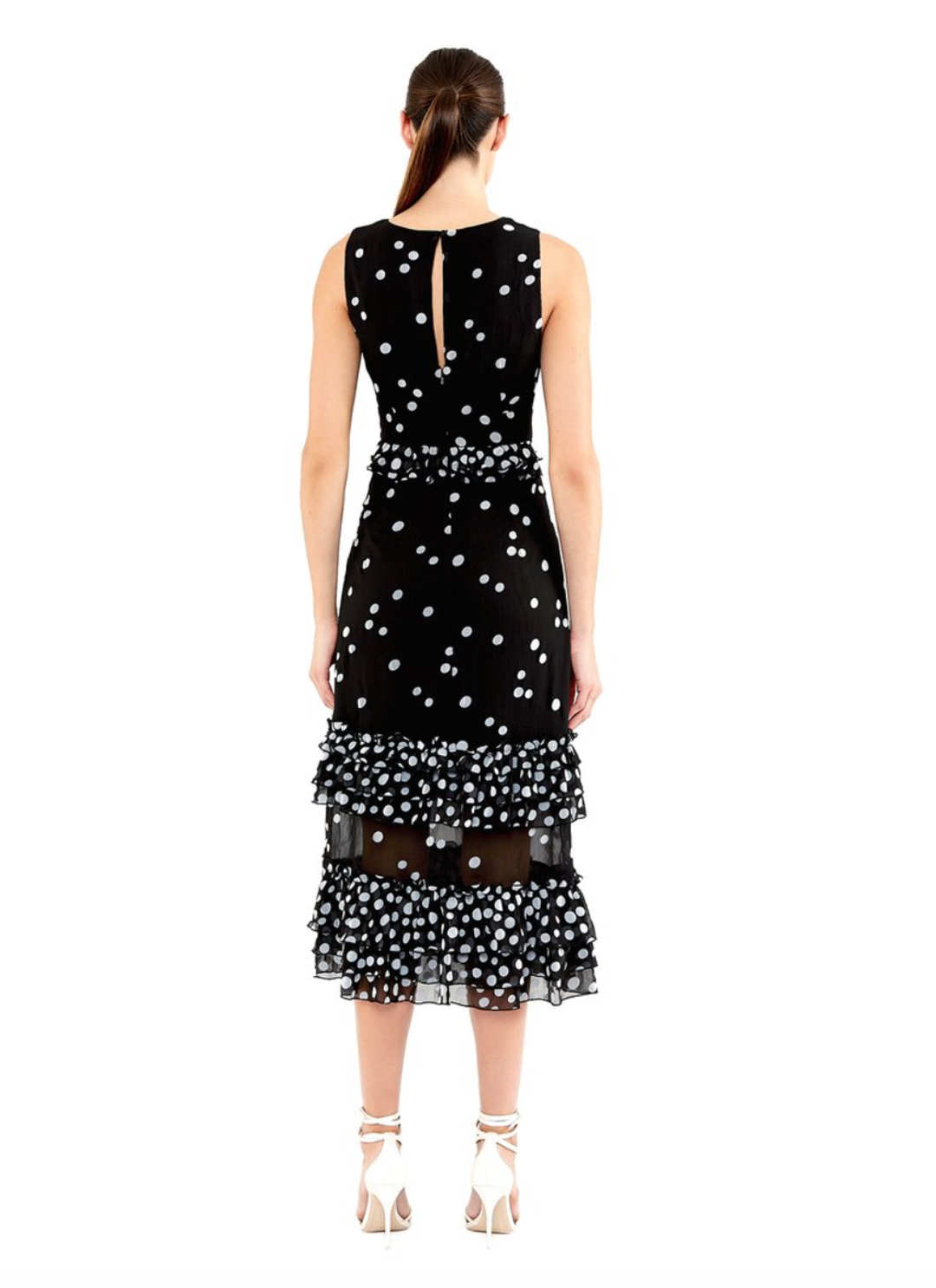 Talulah Love Shack Midi Dress Black Size 6 for rent on The Volte - main image