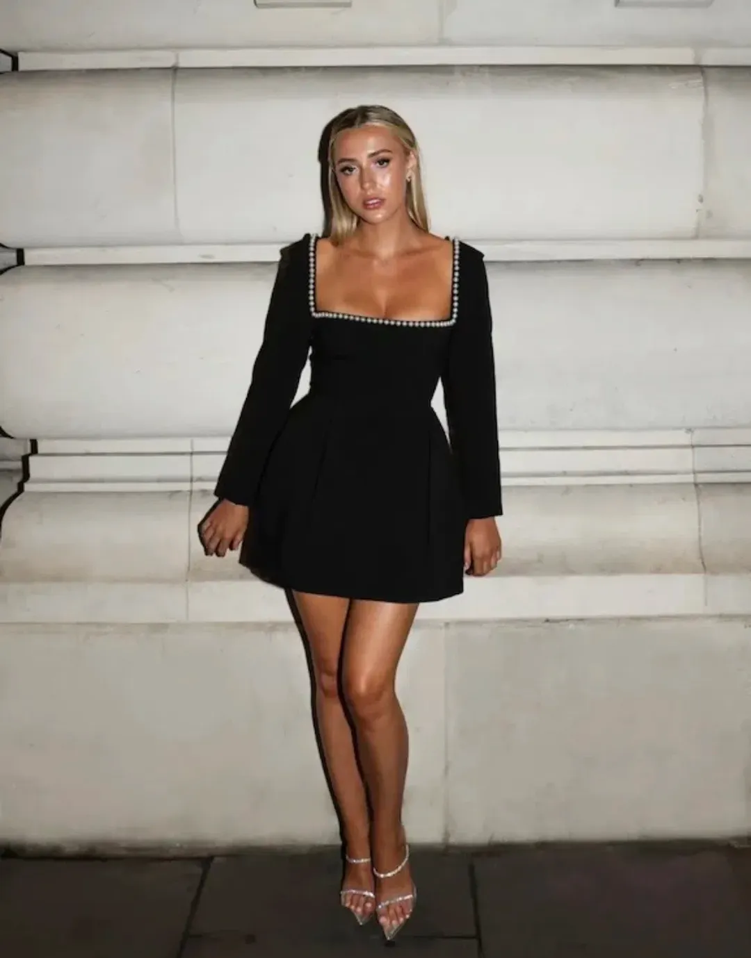 Odd Muse Ultimate Muse Pearl Mini Dress Black Size M / AU 10 for rent on The Volte - main image