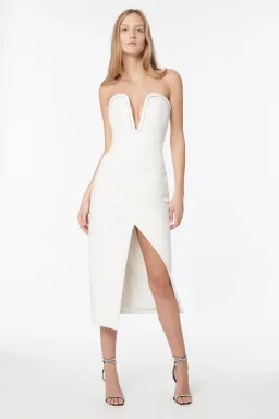 Manning Cartell Cosmic Turn Strapless Dress White Size 8  for rent on The Volte - image 1