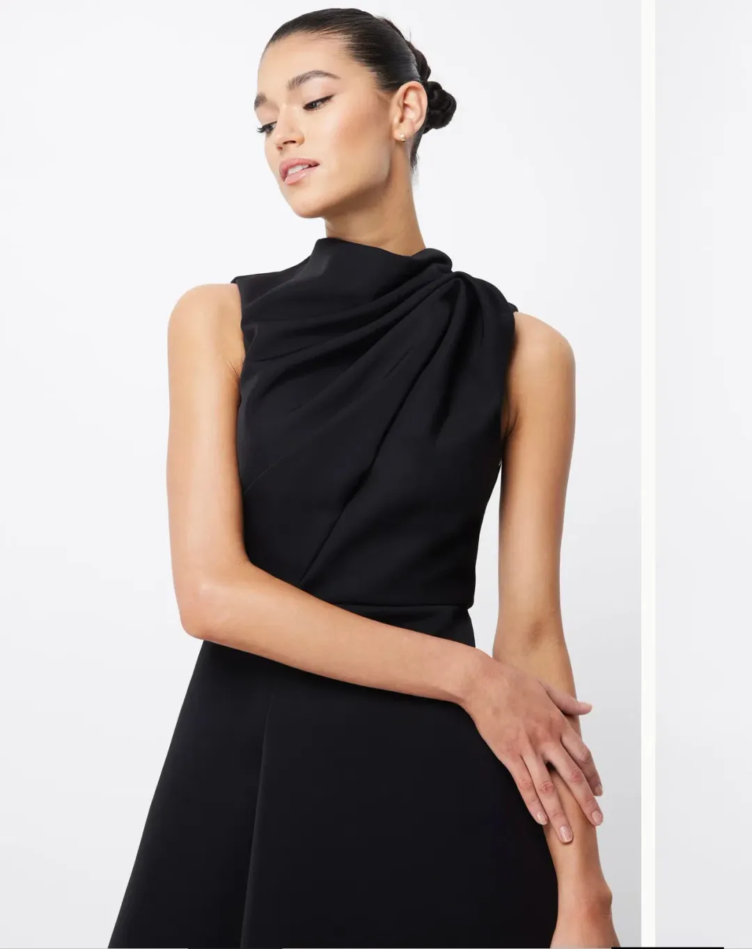 Mossman Cosmic Maxi Dress Black Size 10 for rent on The Volte - main image