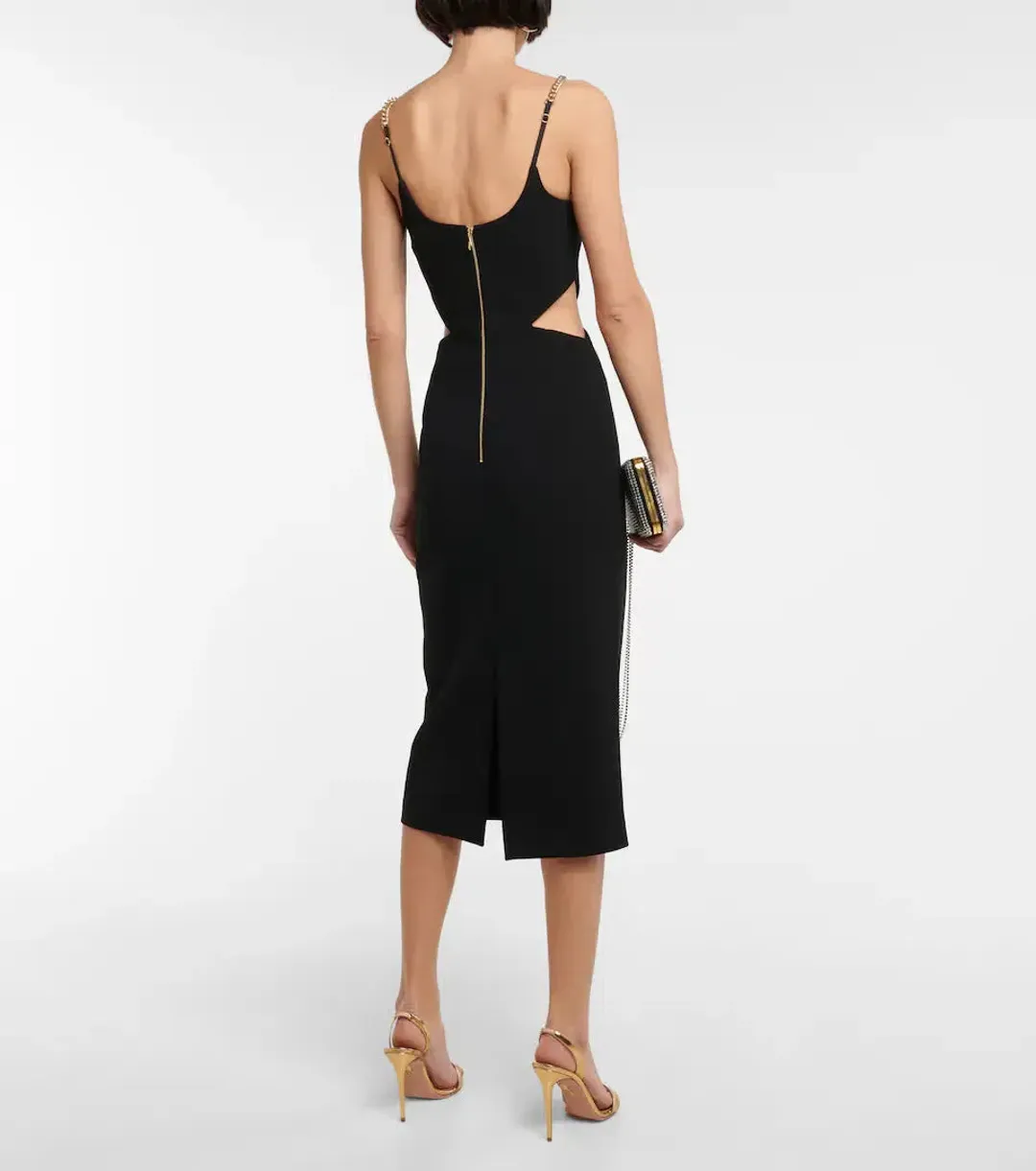 Rebecca Vallance Hermosa Dress Black Size 10  for rent on The Volte - main image