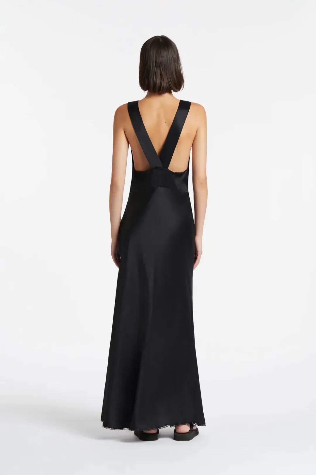 Sir The Label Aries Cut Out Gown Black Size 10 for rent on The Volte - main image