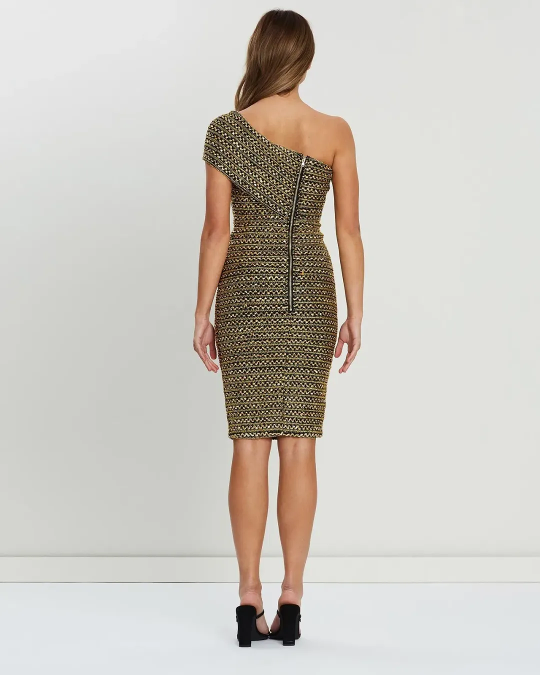 Eliya The Label Isobelle Dress Gold Size 6 for rent on The Volte - main image