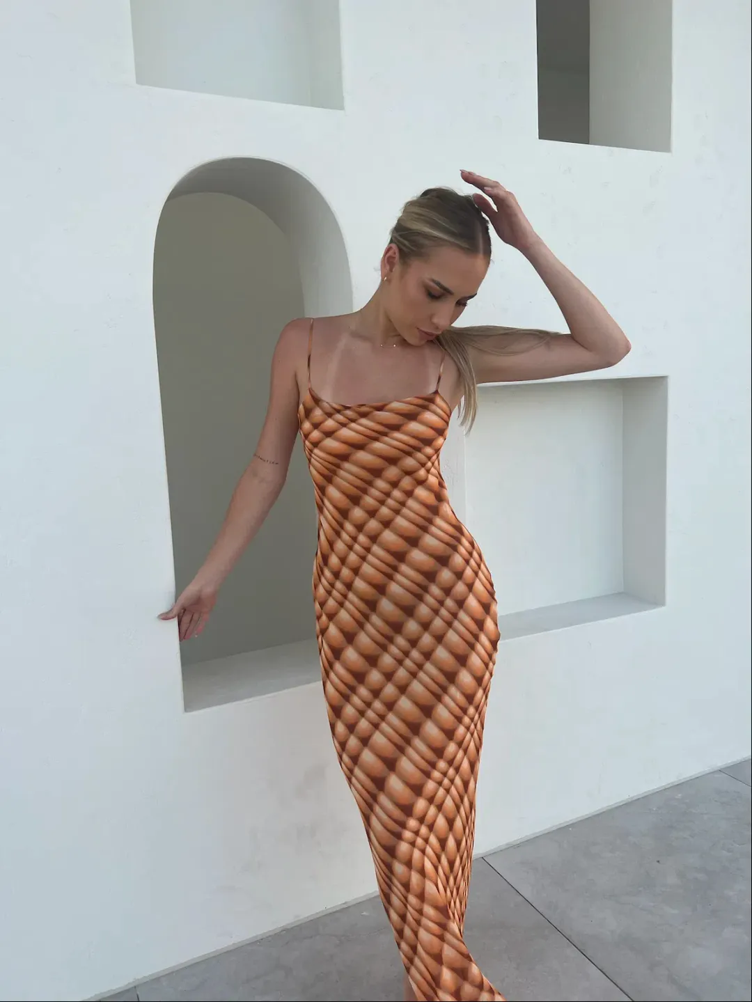 Bec & Bridge Soleil Slip Maxi Dress Print Size 8 for rent on The Volte - main image