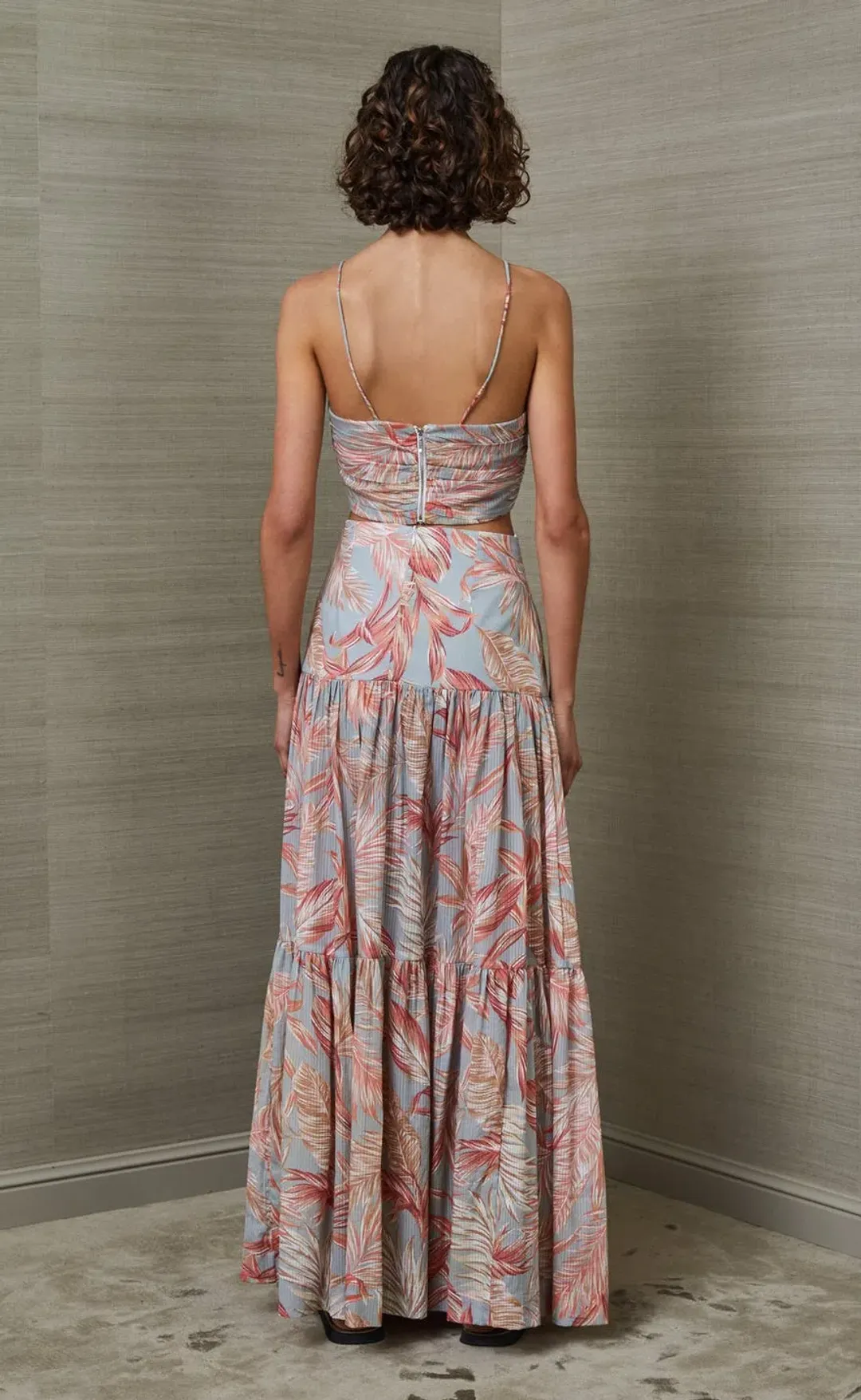 Bec & Bridge Miami Palm Skirt and Top Set Print Size 10 for rent on The Volte - main image