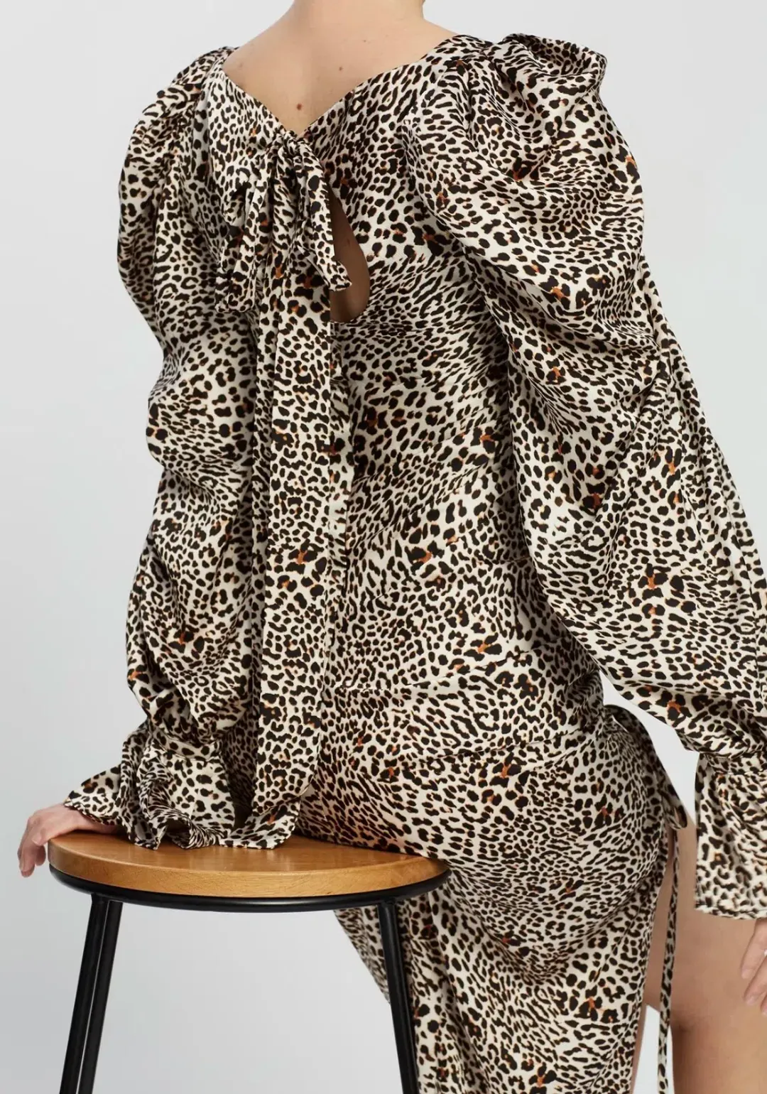 By Johnny Safari Slice Tulip Midi Dress Print Size 6 for rent on The Volte - main image