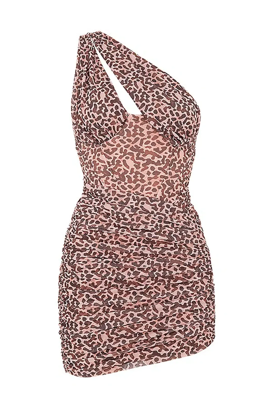 House of CB Clementine Cut Out Mini Dress Animal Print Size 8 for rent on The Volte - main image