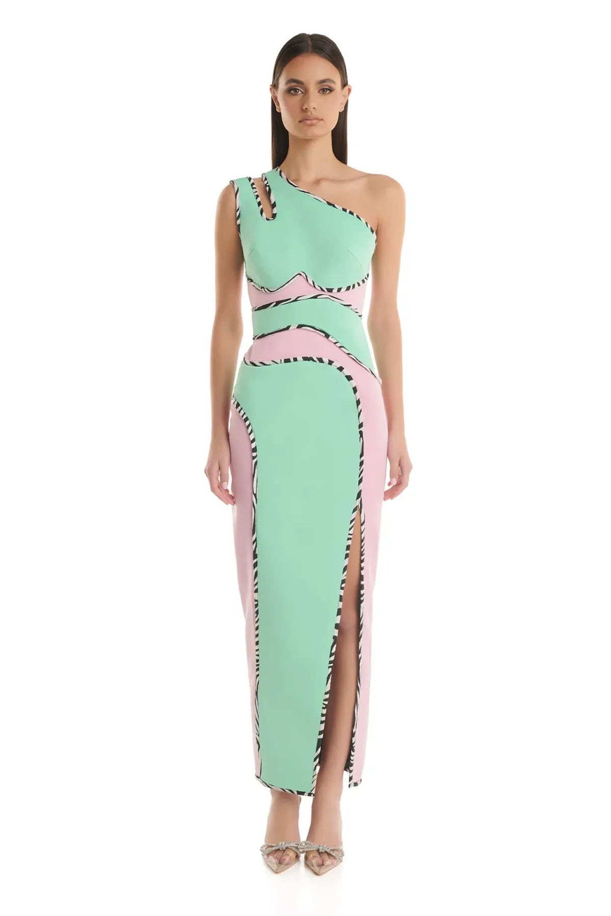 Eliya The Label Rhiane Dress Multi Size 10 for rent on The Volte - main image