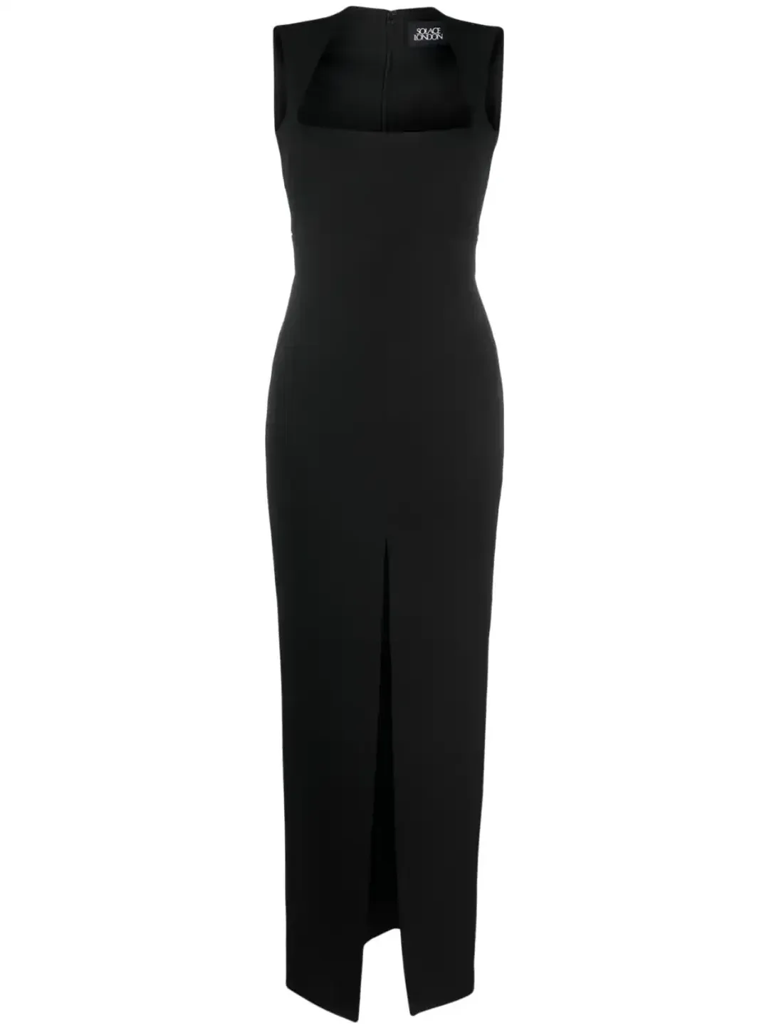 Solace London Sofia Maxi Dress in Black Size 10 for rent on The Volte - main image