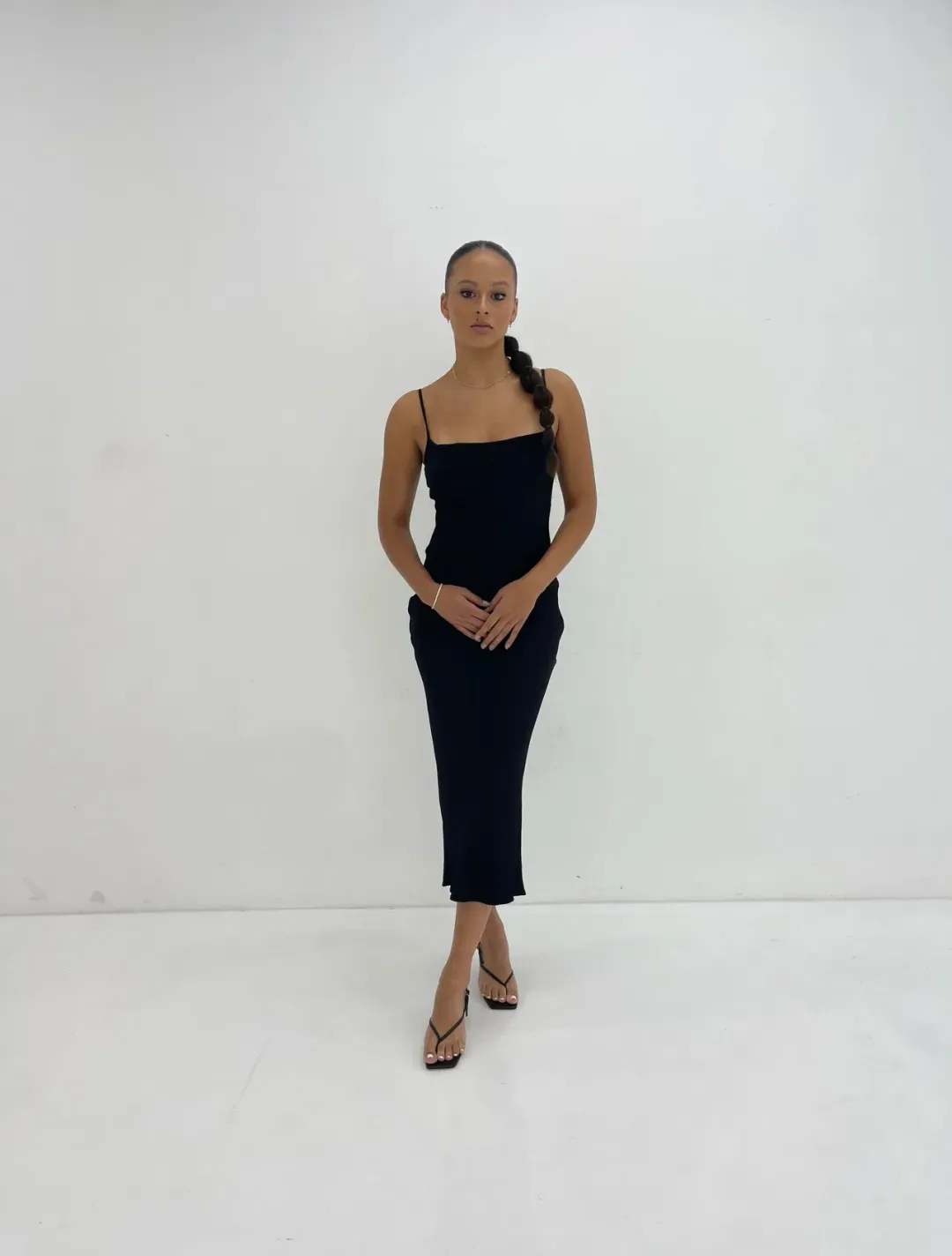 Bec & Bridge  Malyka Maxi Dress Black Size 8 for rent on The Volte - main image