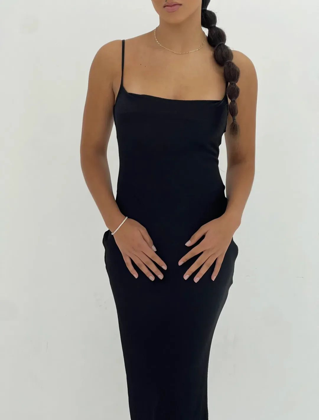 Bec & Bridge  Malyka Maxi Dress Black Size 8 for rent on The Volte - main image