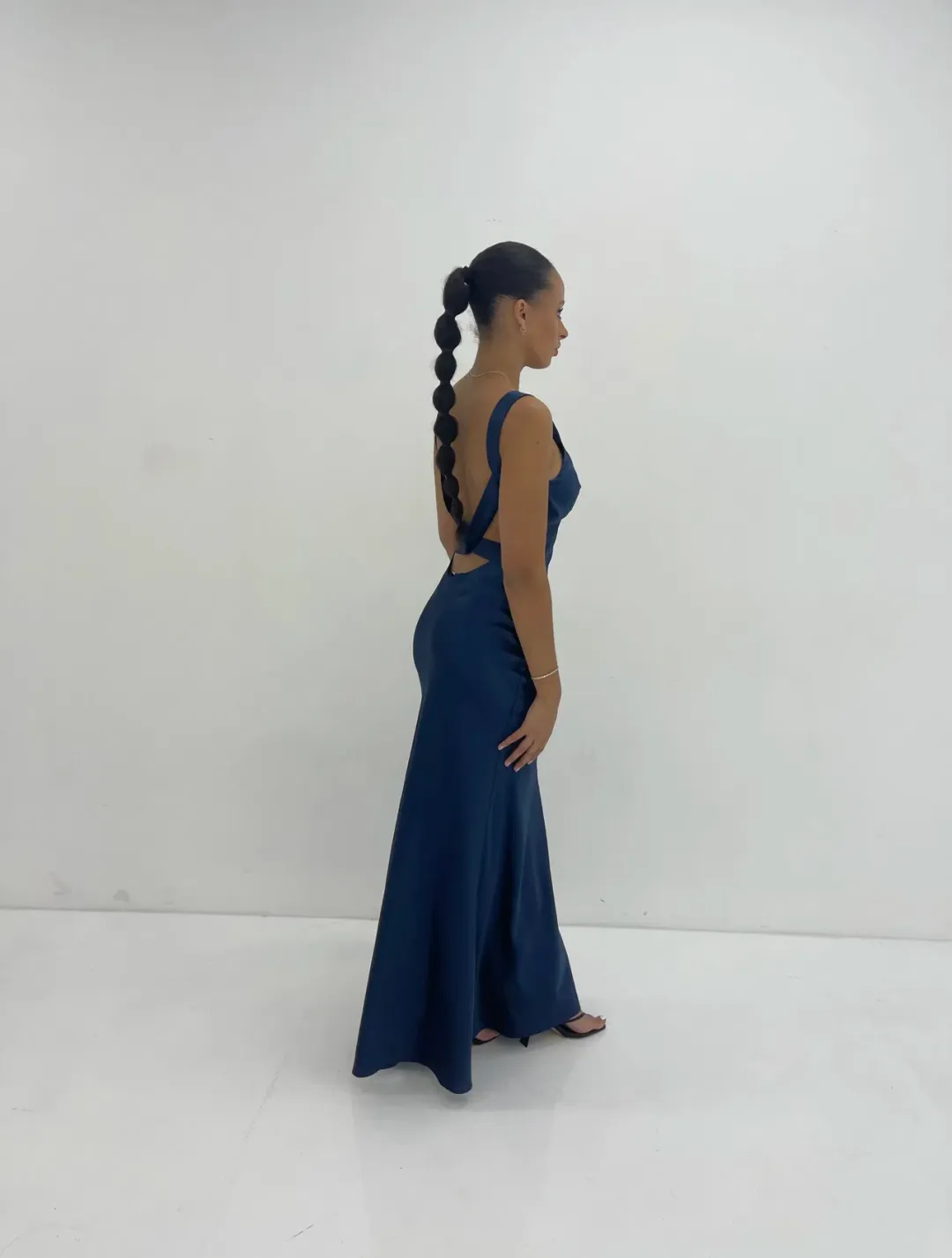 Frankie Lane the Label Delphi Gown Blue Size 8 for rent on The Volte - main image