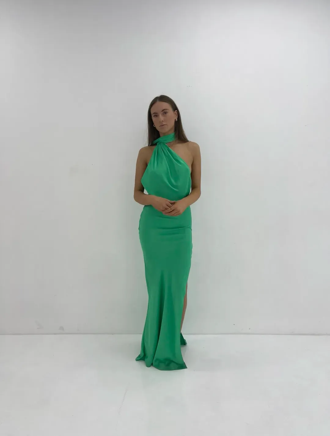 Rat & Boa Azzara Gown Green Size XS/AU 6 for rent on The Volte - main image