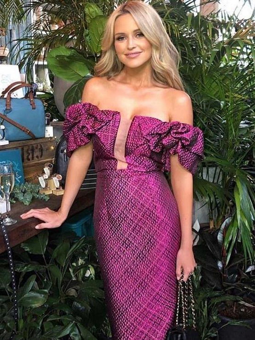 Eliya The Label Geneva Two Way Dress Purple Size 8 for rent on The Volte - main image