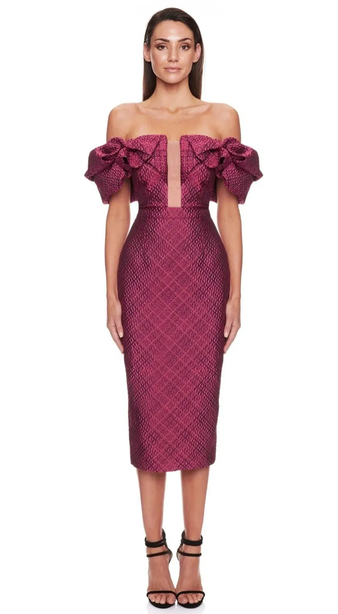 Eliya The Label Geneva Two Way Dress Purple Size 8 for rent on The Volte - main image