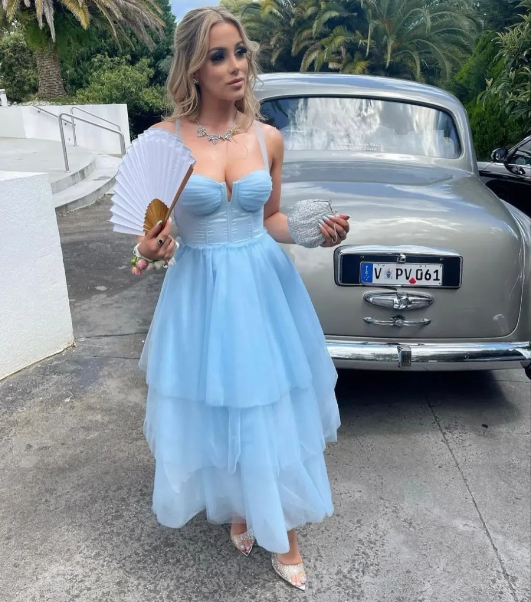 Alamour the Label Jolie Dress Blue for rent on The Volte - main image