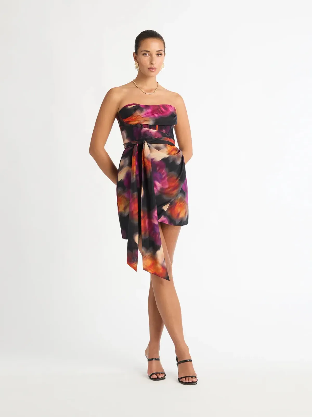 Sheike Autumn Haze Dress Multi Size 8 for rent on The Volte - main image