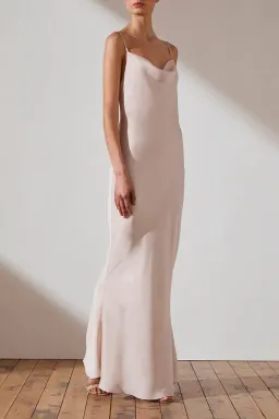 Shona Joy Luxe Bias Cowl Slip Dress Cream Size AU 8 for rent on The Volte - image 2